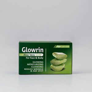 Glowrin aloe vera soap 80g by dermaglan pharma
