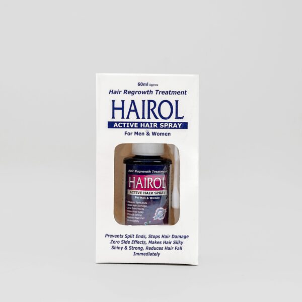 Hairol active hair regrowth spray 60ml by dermaglan pharma
