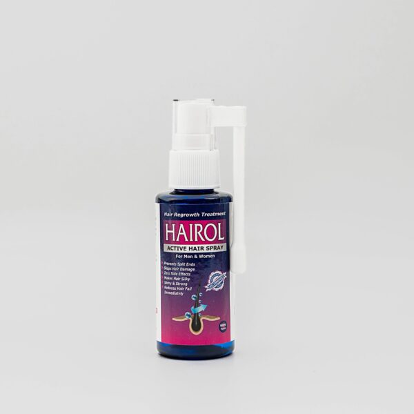 Hairol active hair regrowth spray 60ml by dermaglan pharma