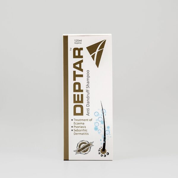 Deptar anti dandruff shampoo 120ml by dermaglan pharma