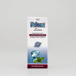 Pricox prickly heat lotion 120ml by dermaglan pharma
