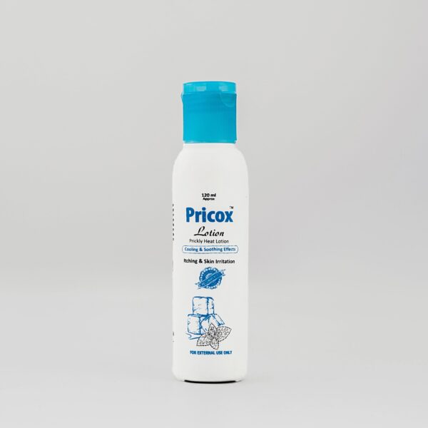 Pricox prickly heat lotion 120ml by dermaglan pharma
