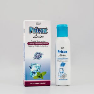 Pricox prickly heat lotion 120ml by dermaglan pharma
