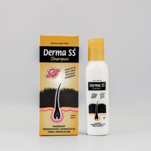 Derma SS shampoo healthy & soft hair without dandruff 120ml by dermaglan pharma